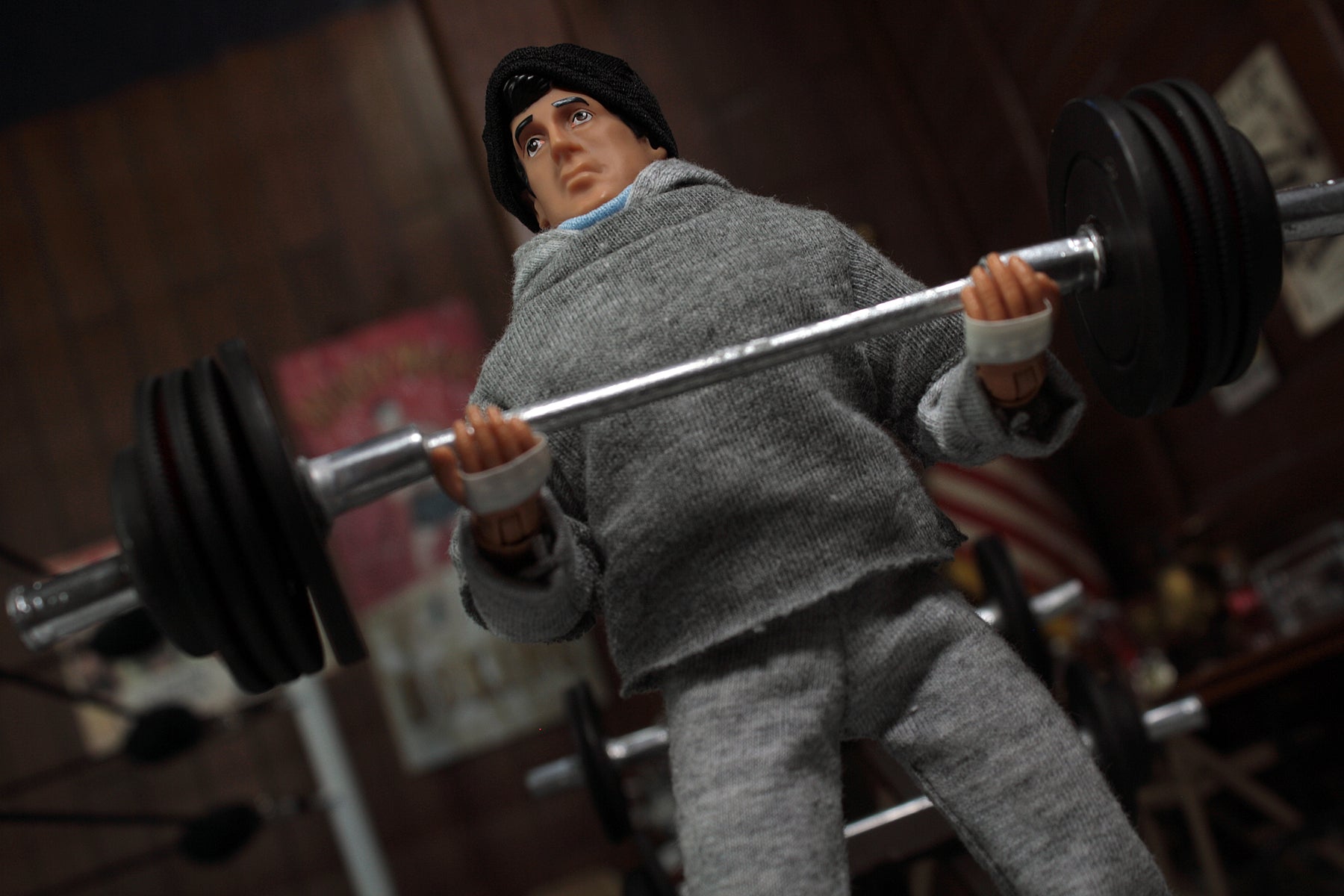 ZLC MEGO Exclusive Rocky Balboa in Training Sweatsuit 8" Action Figure - Zlc Collectibles