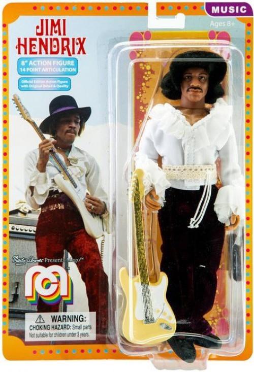 Mego Music Jimi Hendrix - Miami Pop 8" Action Figure - Zlc Collectibles