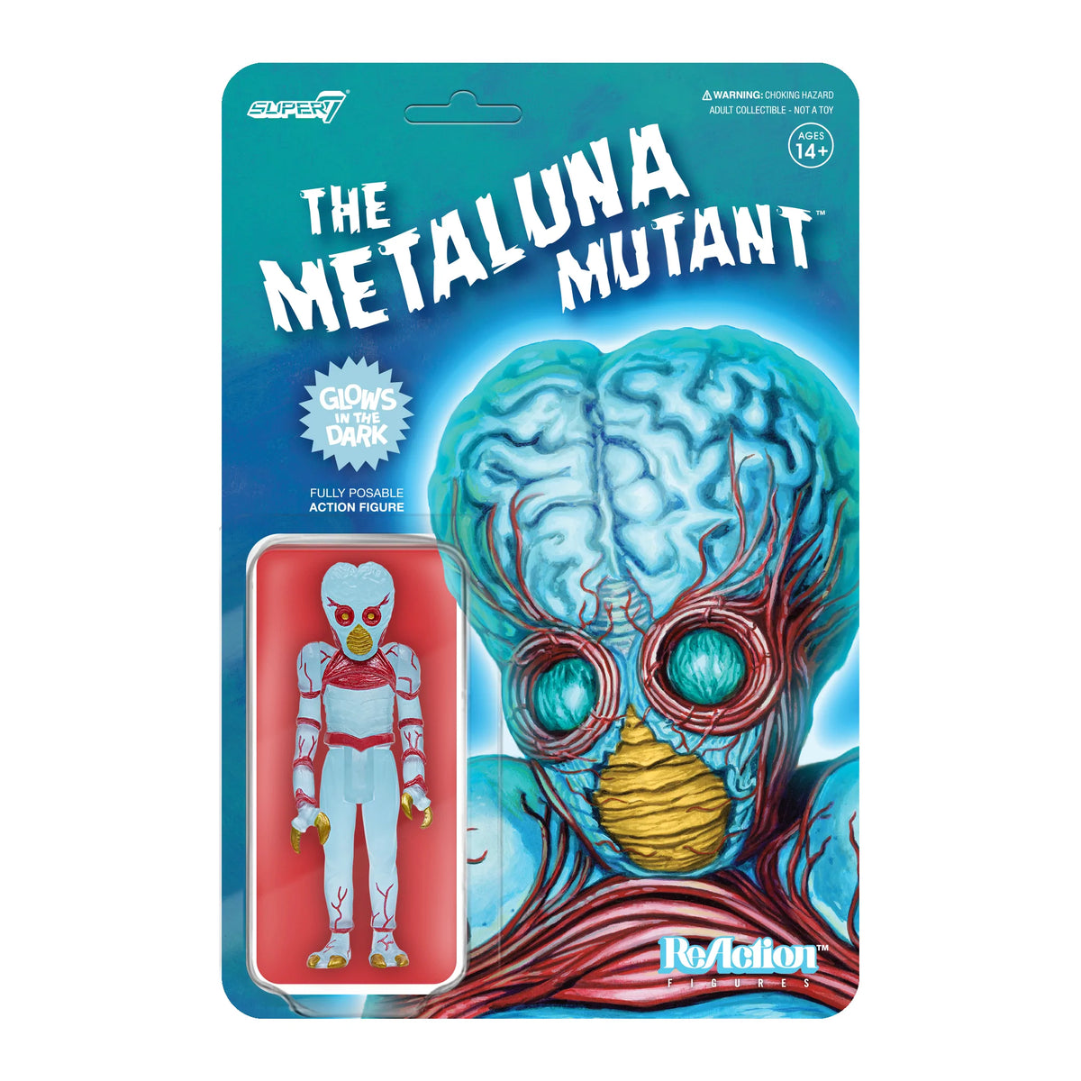 Universal Monsters ReAction Figure - The Metaluna Mutant (Blue Glow)